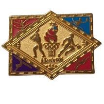 1996 Atlanta Olympics Lapel Pin Brooch Centennial  Summer Games 100 Hallmark - $5.95