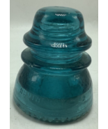 Aqua (Blue/Green)  Hemingray 42 Electrical Glass Insulator - Made in USA - $10.50 CAD