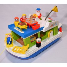 Vintage Fisher Price Little People Happy Houseboat 985 Complete 1025!!! - $111.14 CAD