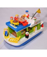 Vintage Fisher Price Little People Happy Houseboat 985 Complete 1025!!! - €68,78 EUR