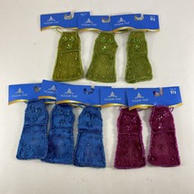 Diva Dress Holiday Ornaments Lot of 8 NEW 4.5&quot; tall x 3&quot; wide w/ Hanger - £4.72 GBP