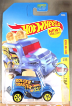 2017 Hot Wheels #70 Legends of Speed 4/10 ROLLER TOASTER Blue w/Yellow 5 Spokes - £11.01 GBP