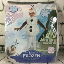 Disney Deluxe Frozen Olaf Child Costume Sz Toddler LG 4-6 Soft &amp; Cozy Halloween - £17.18 GBP