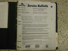 2000 05 Arctic Cat Service Bulletins Factory Oem Dealership Book 00 - $30.02