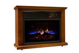 Comfort Glow Electric Fireplace Mobile Quartz with Remote - £278.11 GBP