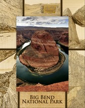 Big Bend National Park Laser Engraved Wood Picture Frame Portrait (8 x 10) - £43.02 GBP