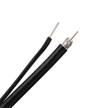 Eagle 1000 FT RG6 Coaxial Solid Copper Cable Messenger Ground Wire 3 GHz... - £249.04 GBP