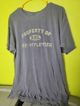Propery Of Hyundai Spellout Tee Shirt Vintage Y2K Comfort Colors Large  - £19.58 GBP