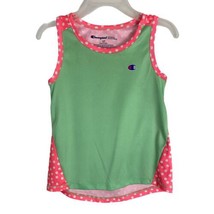 Champion Girls Shirt Size 3T Green/Blue Tank Sleeveless  - £11.78 GBP