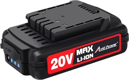 Avid Power 20V Max 1.5 Ah Lithium Ion Rechargeable Battery With Real-Time - £35.57 GBP