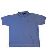 Vtg Polo Ralph Lauren Men’s Light Blue Collared Shirt with Red Pony Logo... - £21.61 GBP