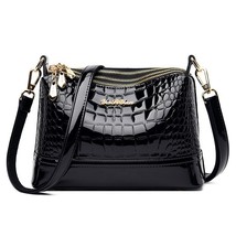 Patent Leather Women Shoulder Bag High Quality Fashion Crossbody Messenger Bags  - £40.60 GBP