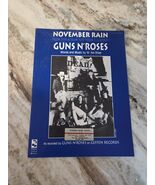 vintage sheet music November Rain Guns N&#39; Roses  Piano/Vocal/Guitar (HL0... - $9.90
