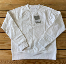 everlane NWT Men’s classic French terry crew Neck sweatshirt Size S white F9 - £31.88 GBP
