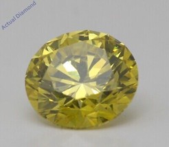 Round Natural Mined Loose Diamond (1.27 Ct Yellow Vs1(enhanced)) IGL - £1,719.74 GBP