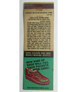 Mason Shoe Manufacturing Company  Greenwich, Connecticut 20FS Matchbook ... - $1.50