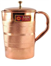Handmade copper pitcher/ Jug for Drinking water by Karmakara - £27.10 GBP