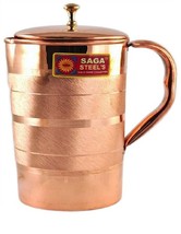Handmade copper pitcher/ Jug for Drinking water by Karmakara - $34.55