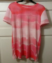 Lularoe Nwt New Liv T Shirt Small Tie Dye Red Pink LLR21 Free Shipping - $28.55