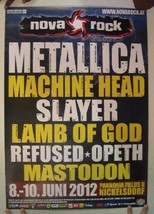 Metallica Machinehead Slayer Lamb Of god Opeth Refused Mastodon Poster G... - $63.98