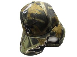 Deer Buck Head Antlers Hunter Hunting Full Camo Embroidered Cap CAP902E Hat - £7.90 GBP