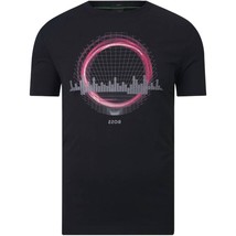 Hugo Boss crew neck short sleeves graphic print tee size S - $1,393.38 MXN