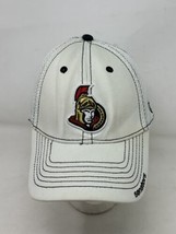 Ottawa Senators NHL Hockey Hat Cap Size MEDIUM White True Fitted New Era Hat - £15.65 GBP