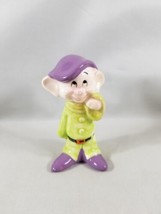 Vintage Walt Disney Productions Dopey Figurine Snow White Dwarf Ceramic 2 1/2&quot; - £6.04 GBP