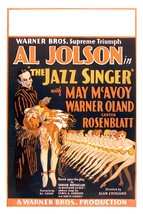 Al Jolson and May McAvoy in The Jazz Singer 16x20 Canvas - £55.81 GBP
