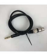 TISINO Female XLR to 1/4 (6.35mm) TS Mono Jack Unbalanced Cable Mic Cord - $17.99