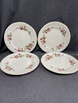 4 - Dinner Plate Royal Rose by FINE CHINA OF JAPAN 10 1/8&quot; Moss Rose, Em... - £32.89 GBP