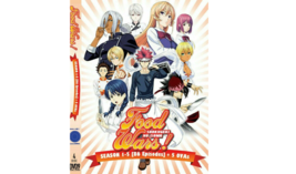 Food Wars! Shokugeki No Soma Season 1-5 Complete Collection Boxset Anime DVD - £37.51 GBP