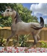 80s Vtg Breyer Horse Collector Prancing Arabian Stallion Flea-bitten Gre... - $559.76 MXN