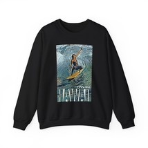 Pan Am Hawaii Retro Art Long Sleeve Sweatshirt Graphic Print Crewneck Un... - $29.22+