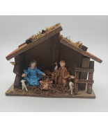 Vtg Italian Nativity Set Christmas Manger Scene 7 Figures Made In Italy ... - $34.26 CAD