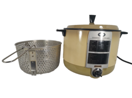 Vintage Sunbeam Cooker Deep Fryer With Basket Baking Frying Made In USA ... - £20.65 GBP