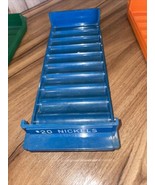 Nickel Tray Rolled Coin Plastic Storage Tray Blue - £15.48 GBP