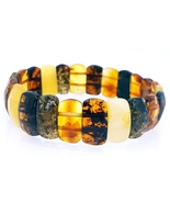 Natural  Amber Bracelet / Certified Baltic Amber - $87.00