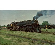 Vintage locomotive train Postcard, Grand Trunk 6330, 6316 - £7.98 GBP