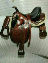 Australian Barco Trail master Real leather Horse Saddle 17" With Horn /Free Ship - $538.00+