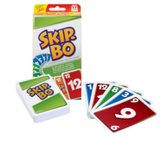 Skip-Bo Card Game - 2 to 6 Players - - $8.25