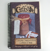 Gifts In A Jar Cocoas, Cappuccinos, Coffees &amp; Teas Spiral Bound Cookbook - £4.65 GBP