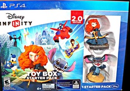 Disney Infinity 2.0 Sony PS4 PlayStation Toy Box Starter Pack Stitch &amp; Merida - £23.59 GBP
