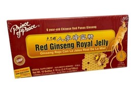 Prince of Peace Red Ginseng Royal Jelly Herbal Dietary Supplement Bottles 10 ct - £4.69 GBP