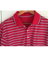Bobby Jones Red Striped Performance Polo Mens Size M - £13.94 GBP