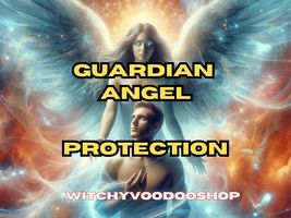 Unleash Your Inner Guardian Angel: Feel Safe with 360° Angel Glow! Angel Spell - £35.49 GBP
