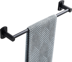Dancrul Black Towel Bar, Hand Towel Rack for Bathroom Wall Mounted Towel Hanger, - £29.48 GBP