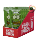 Full Box 12x Pouches Van Holten&#39;s Rick And Morty Pickle Rick Dill Pickle... - $34.03