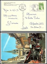 1978 FRANCE Postcard - Dijon Cote D&#39;Or to Riposto, ITALY, Slogan Cancel N8 - $2.96