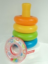Fisher Price Rock A Stack Pastel Stacking Rings (A) Toddler/Baby Toy - Clean - £5.41 GBP